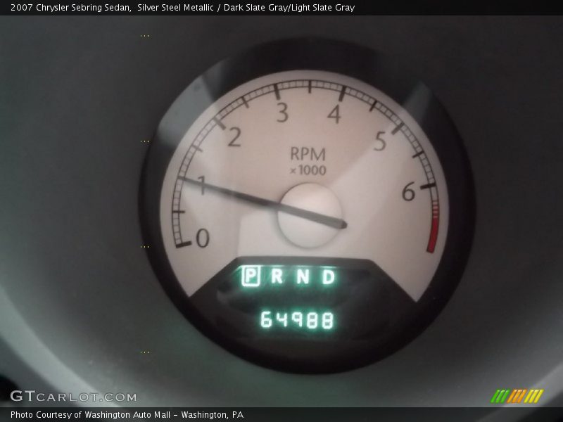 Silver Steel Metallic / Dark Slate Gray/Light Slate Gray 2007 Chrysler Sebring Sedan