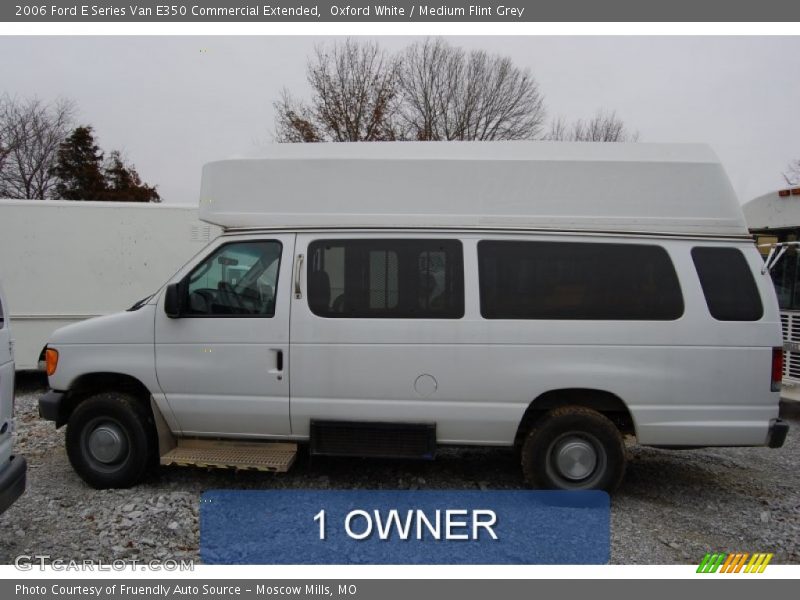 Oxford White / Medium Flint Grey 2006 Ford E Series Van E350 Commercial Extended