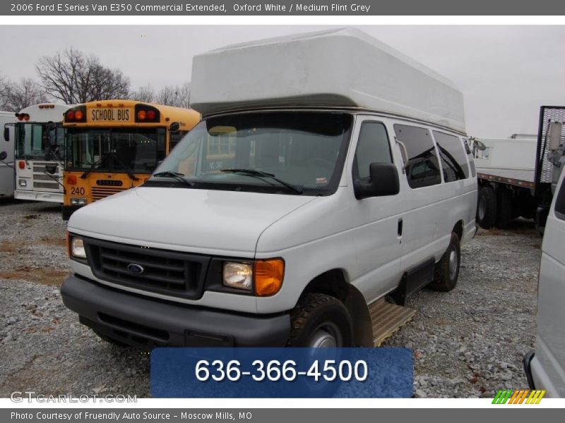 Oxford White / Medium Flint Grey 2006 Ford E Series Van E350 Commercial Extended