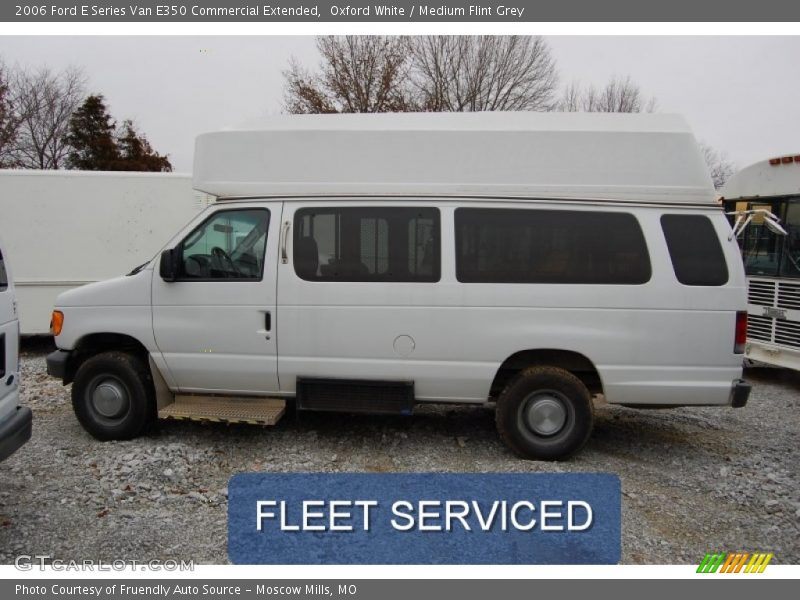Oxford White / Medium Flint Grey 2006 Ford E Series Van E350 Commercial Extended