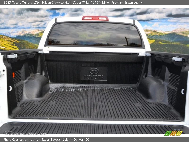 Super White / 1794 Edition Premium Brown Leather 2015 Toyota Tundra 1794 Edition CrewMax 4x4