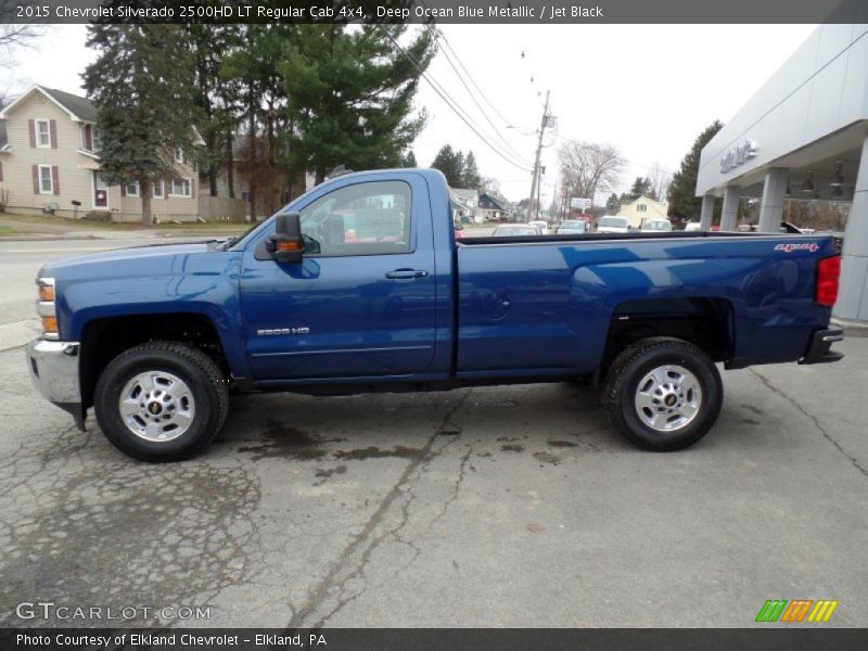  2015 Silverado 2500HD LT Regular Cab 4x4 Deep Ocean Blue Metallic
