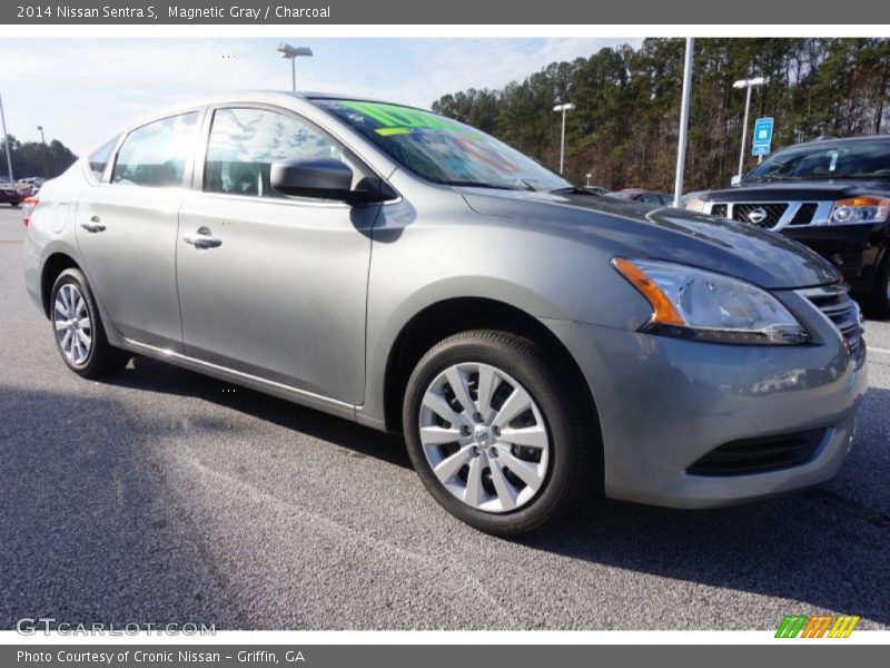 Magnetic Gray / Charcoal 2014 Nissan Sentra S