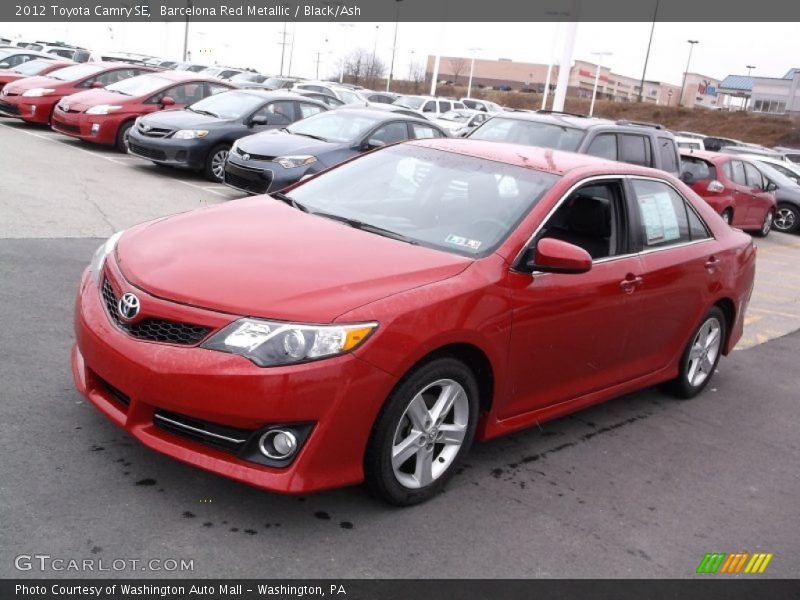 Barcelona Red Metallic / Black/Ash 2012 Toyota Camry SE