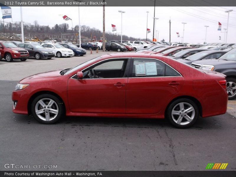 Barcelona Red Metallic / Black/Ash 2012 Toyota Camry SE