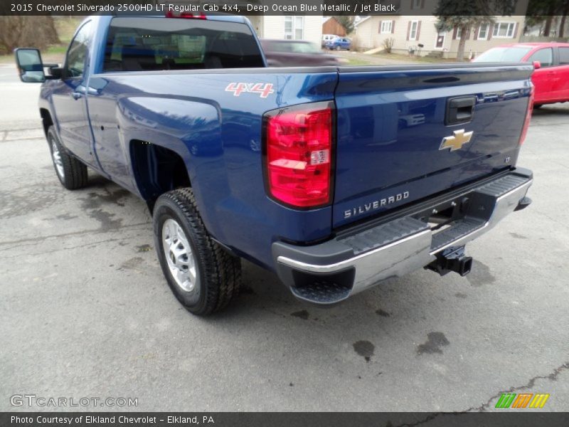 Deep Ocean Blue Metallic / Jet Black 2015 Chevrolet Silverado 2500HD LT Regular Cab 4x4