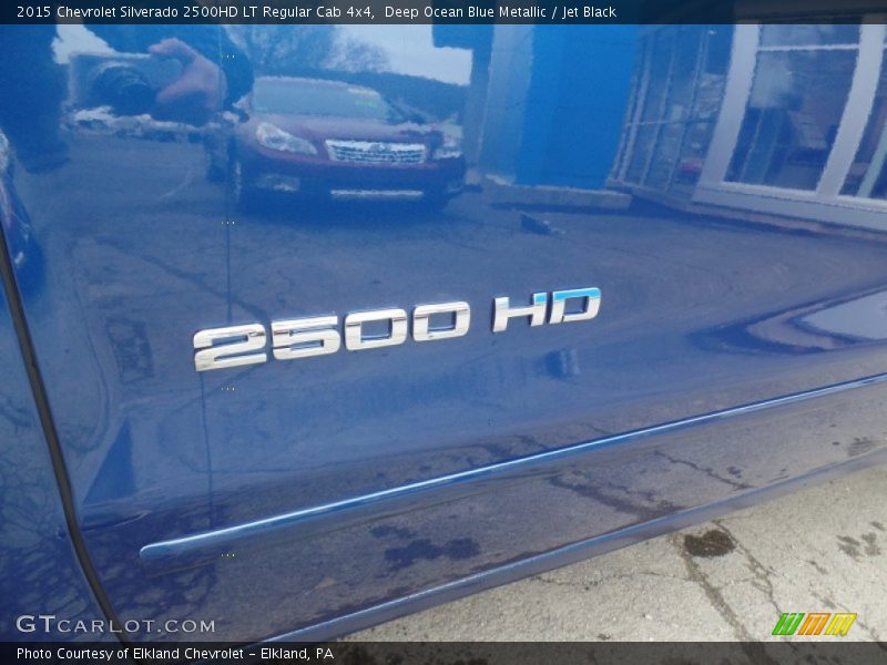 Deep Ocean Blue Metallic / Jet Black 2015 Chevrolet Silverado 2500HD LT Regular Cab 4x4