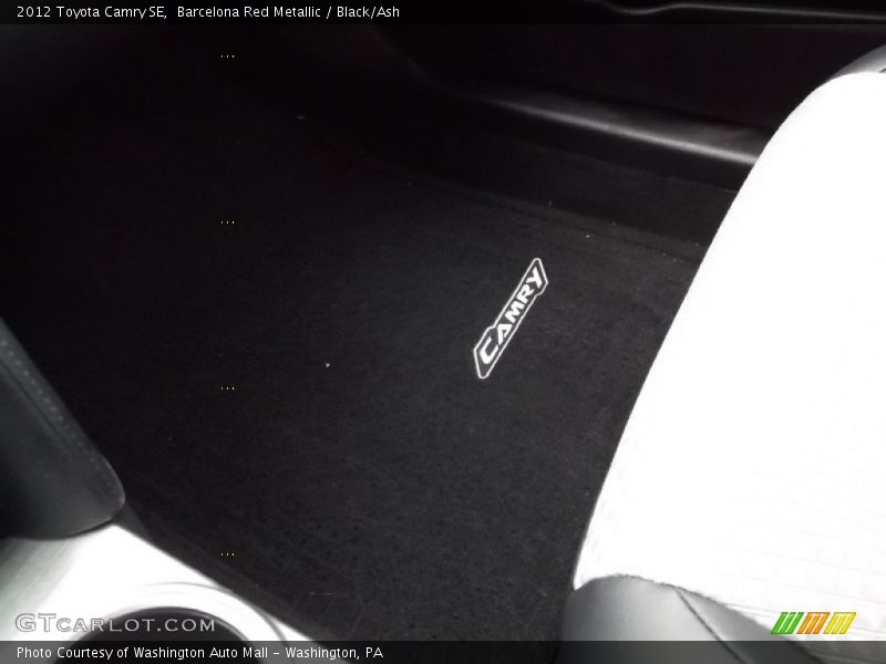 Barcelona Red Metallic / Black/Ash 2012 Toyota Camry SE