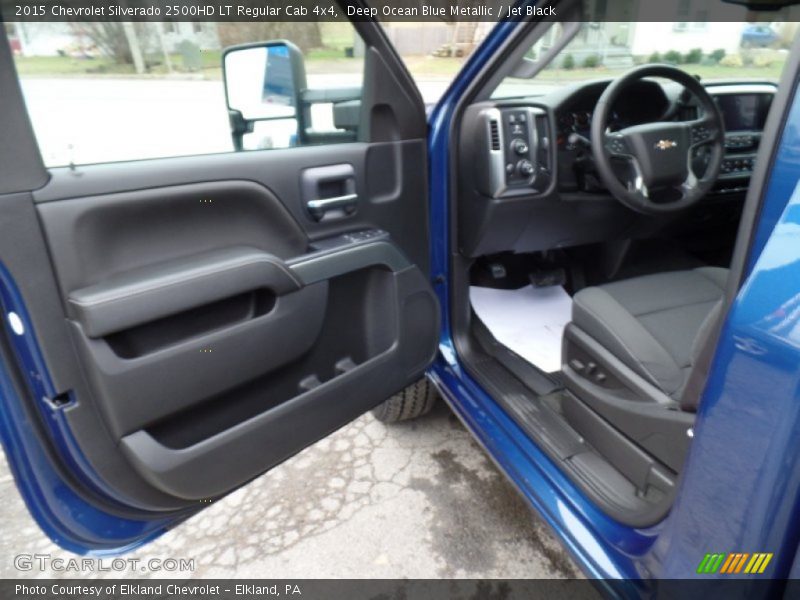 Deep Ocean Blue Metallic / Jet Black 2015 Chevrolet Silverado 2500HD LT Regular Cab 4x4