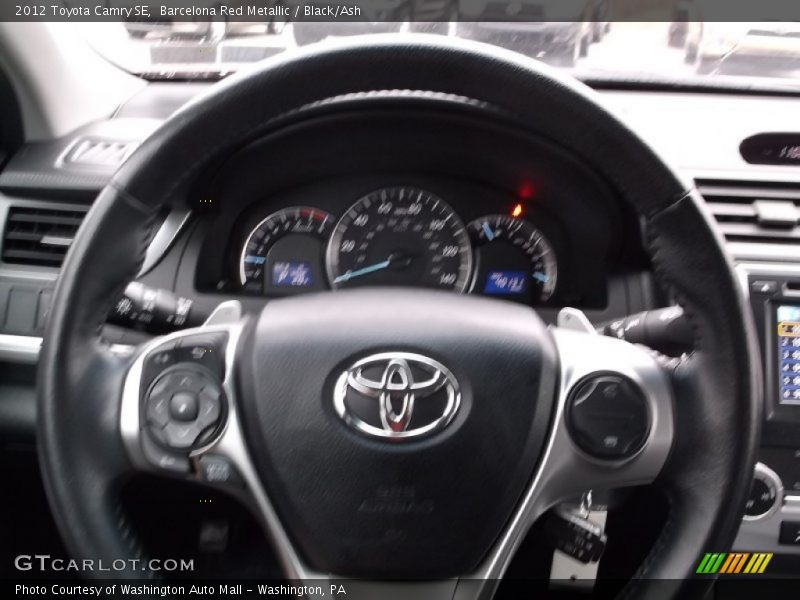 Barcelona Red Metallic / Black/Ash 2012 Toyota Camry SE