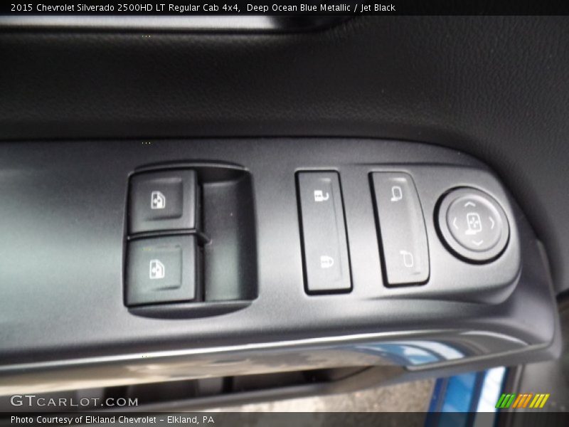 Deep Ocean Blue Metallic / Jet Black 2015 Chevrolet Silverado 2500HD LT Regular Cab 4x4