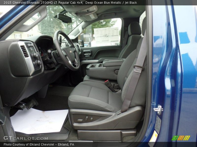 Deep Ocean Blue Metallic / Jet Black 2015 Chevrolet Silverado 2500HD LT Regular Cab 4x4