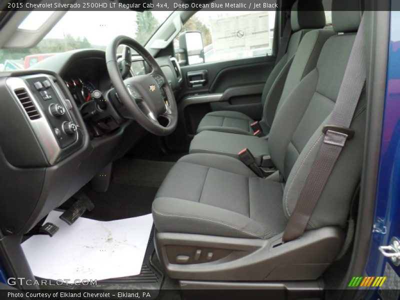 Deep Ocean Blue Metallic / Jet Black 2015 Chevrolet Silverado 2500HD LT Regular Cab 4x4