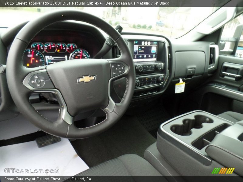Jet Black Interior - 2015 Silverado 2500HD LT Regular Cab 4x4 