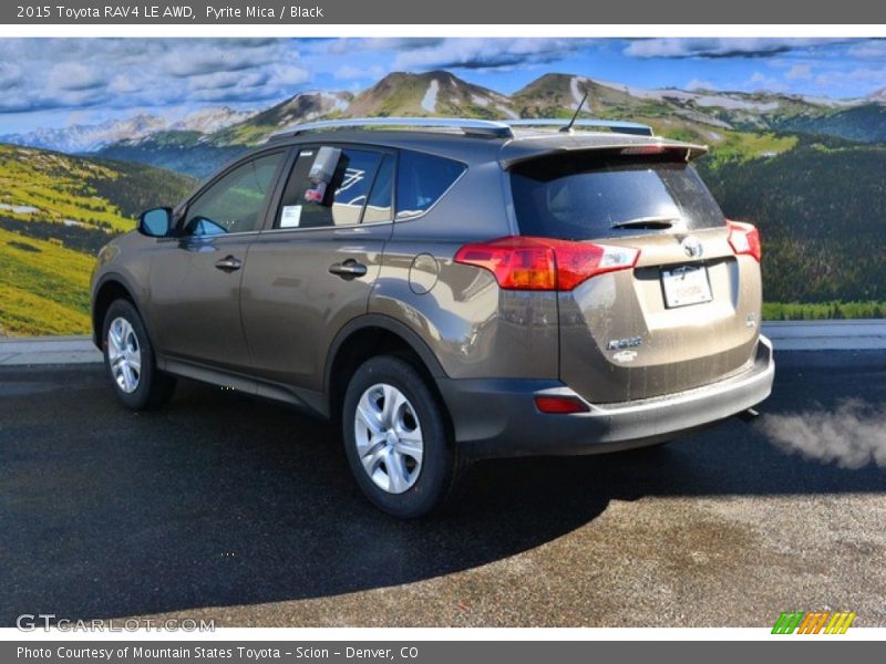 Pyrite Mica / Black 2015 Toyota RAV4 LE AWD