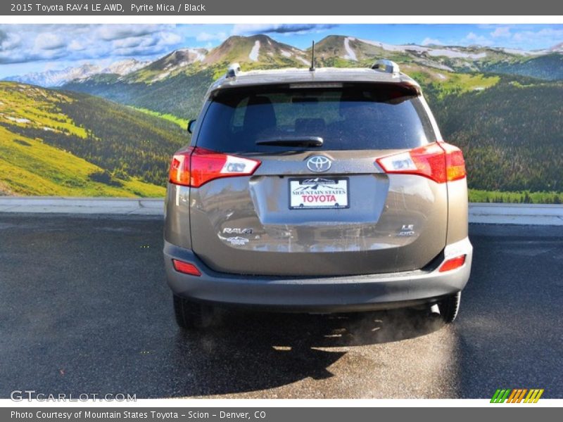 Pyrite Mica / Black 2015 Toyota RAV4 LE AWD