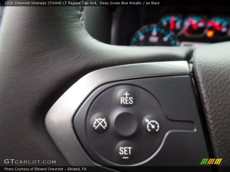 Deep Ocean Blue Metallic / Jet Black 2015 Chevrolet Silverado 2500HD LT Regular Cab 4x4