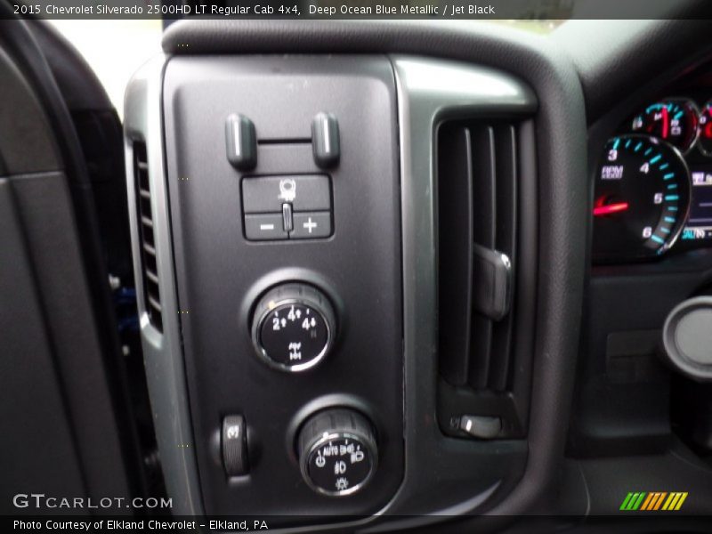 Deep Ocean Blue Metallic / Jet Black 2015 Chevrolet Silverado 2500HD LT Regular Cab 4x4