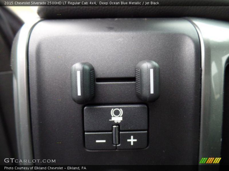 Deep Ocean Blue Metallic / Jet Black 2015 Chevrolet Silverado 2500HD LT Regular Cab 4x4