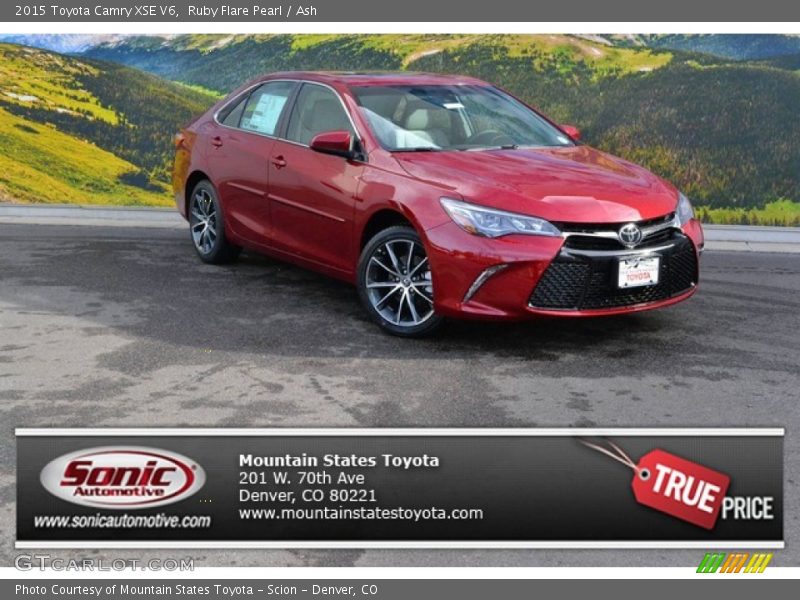 Ruby Flare Pearl / Ash 2015 Toyota Camry XSE V6