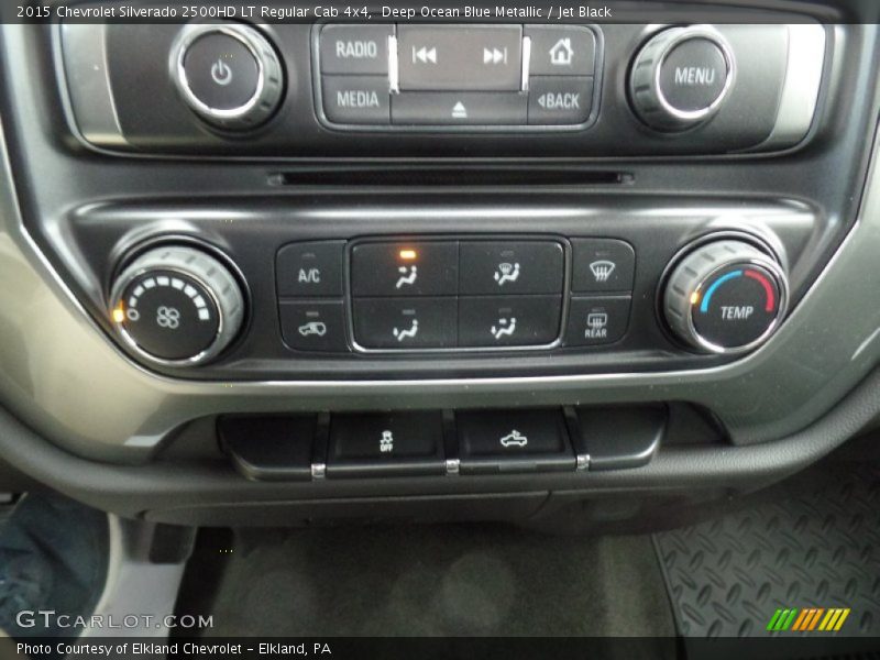 Deep Ocean Blue Metallic / Jet Black 2015 Chevrolet Silverado 2500HD LT Regular Cab 4x4