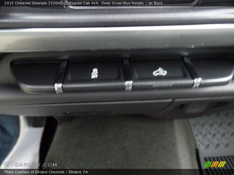 Deep Ocean Blue Metallic / Jet Black 2015 Chevrolet Silverado 2500HD LT Regular Cab 4x4