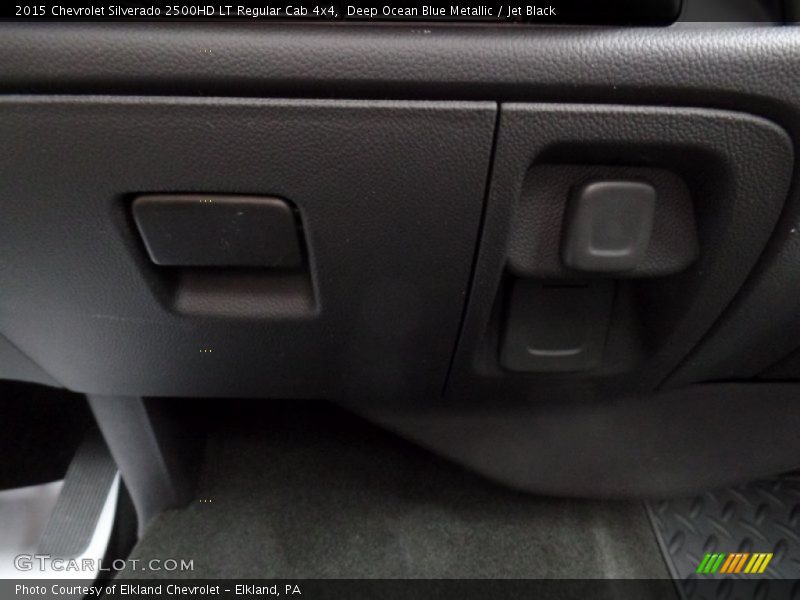 Deep Ocean Blue Metallic / Jet Black 2015 Chevrolet Silverado 2500HD LT Regular Cab 4x4