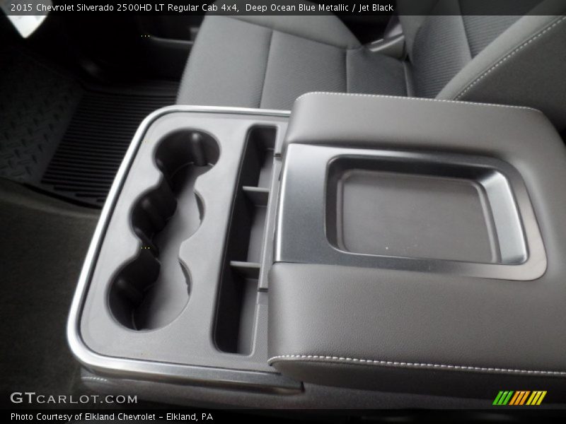 Deep Ocean Blue Metallic / Jet Black 2015 Chevrolet Silverado 2500HD LT Regular Cab 4x4