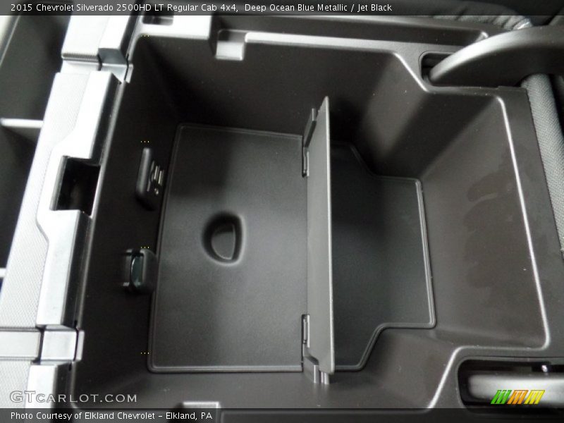 Deep Ocean Blue Metallic / Jet Black 2015 Chevrolet Silverado 2500HD LT Regular Cab 4x4