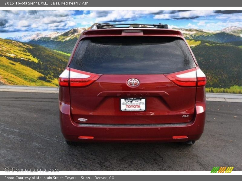Salsa Red Pearl / Ash 2015 Toyota Sienna XLE