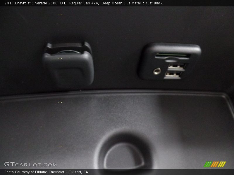 Deep Ocean Blue Metallic / Jet Black 2015 Chevrolet Silverado 2500HD LT Regular Cab 4x4
