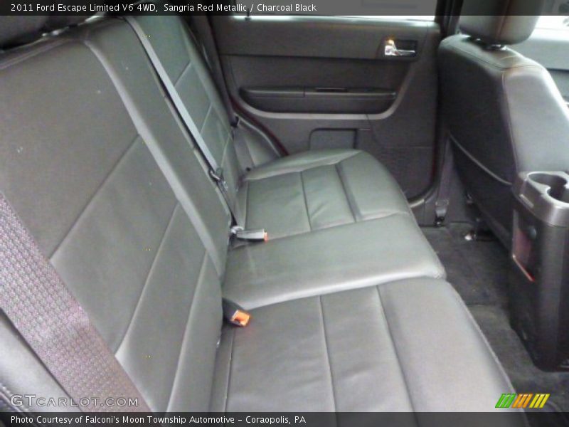 Sangria Red Metallic / Charcoal Black 2011 Ford Escape Limited V6 4WD