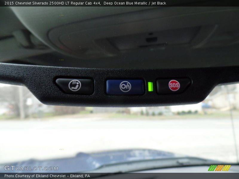 Deep Ocean Blue Metallic / Jet Black 2015 Chevrolet Silverado 2500HD LT Regular Cab 4x4