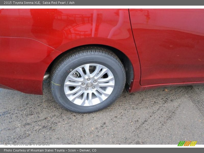 Salsa Red Pearl / Ash 2015 Toyota Sienna XLE