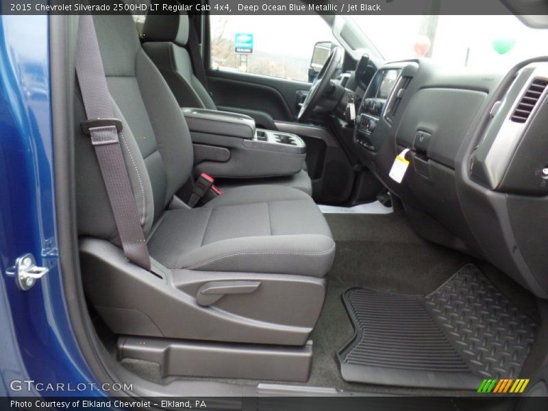 Deep Ocean Blue Metallic / Jet Black 2015 Chevrolet Silverado 2500HD LT Regular Cab 4x4