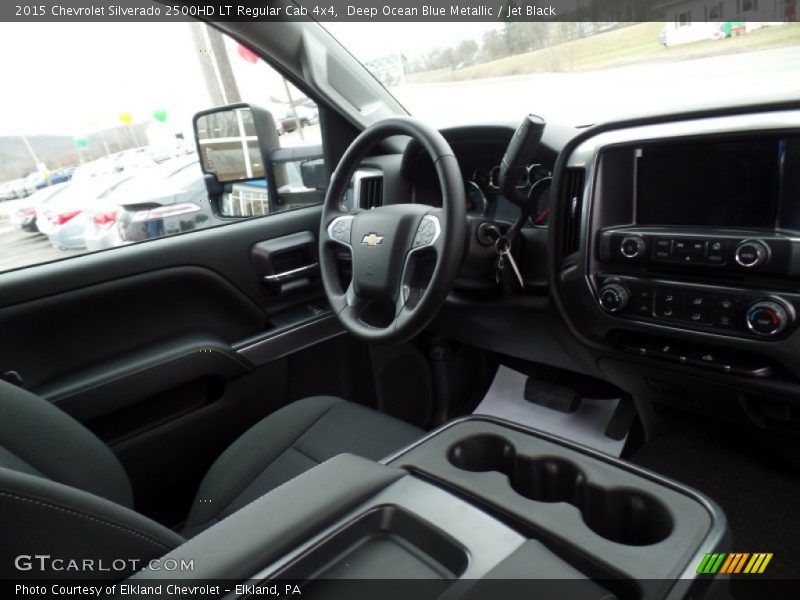 Deep Ocean Blue Metallic / Jet Black 2015 Chevrolet Silverado 2500HD LT Regular Cab 4x4