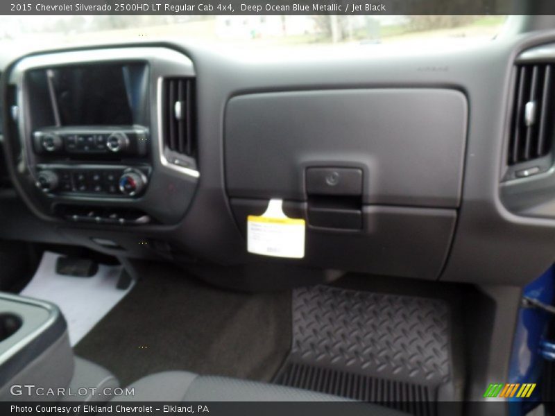 Deep Ocean Blue Metallic / Jet Black 2015 Chevrolet Silverado 2500HD LT Regular Cab 4x4