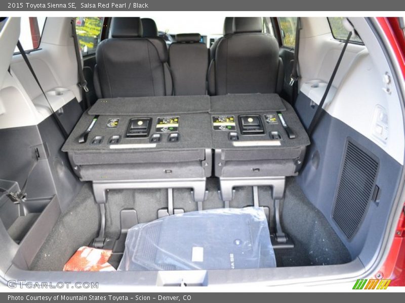 Salsa Red Pearl / Black 2015 Toyota Sienna SE