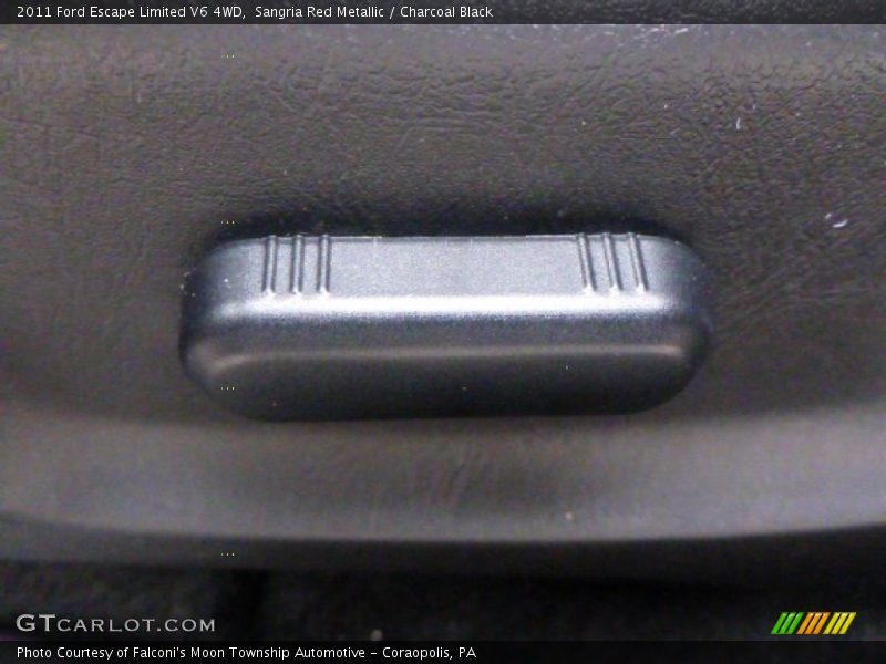 Sangria Red Metallic / Charcoal Black 2011 Ford Escape Limited V6 4WD
