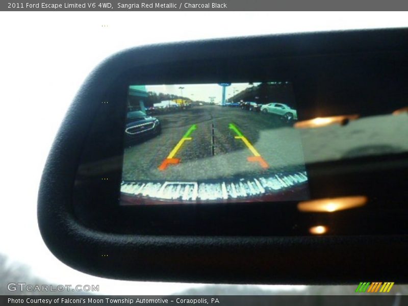 Sangria Red Metallic / Charcoal Black 2011 Ford Escape Limited V6 4WD