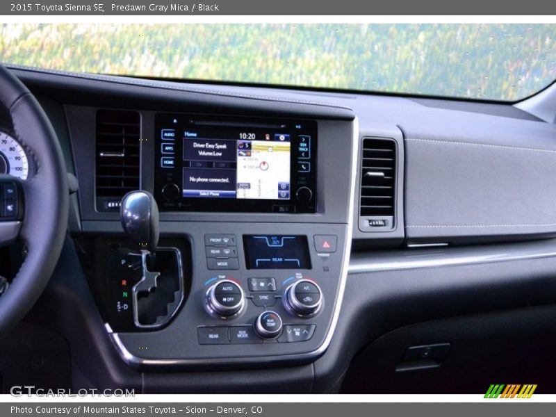 Predawn Gray Mica / Black 2015 Toyota Sienna SE