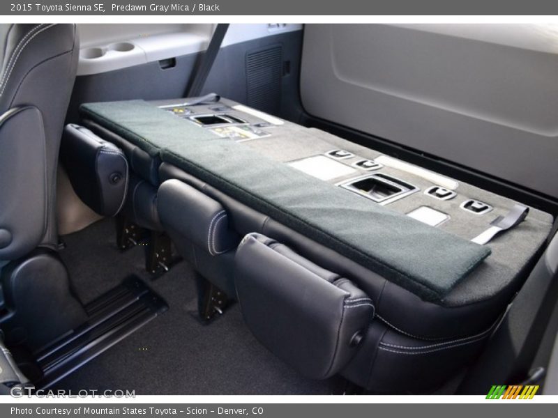 Predawn Gray Mica / Black 2015 Toyota Sienna SE
