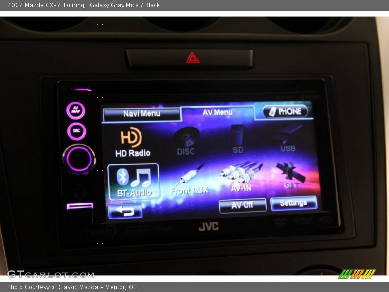 Galaxy Gray Mica / Black 2007 Mazda CX-7 Touring
