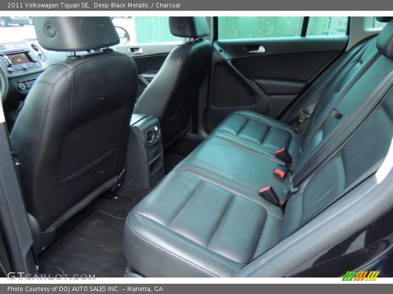 Deep Black Metallic / Charcoal 2011 Volkswagen Tiguan SE