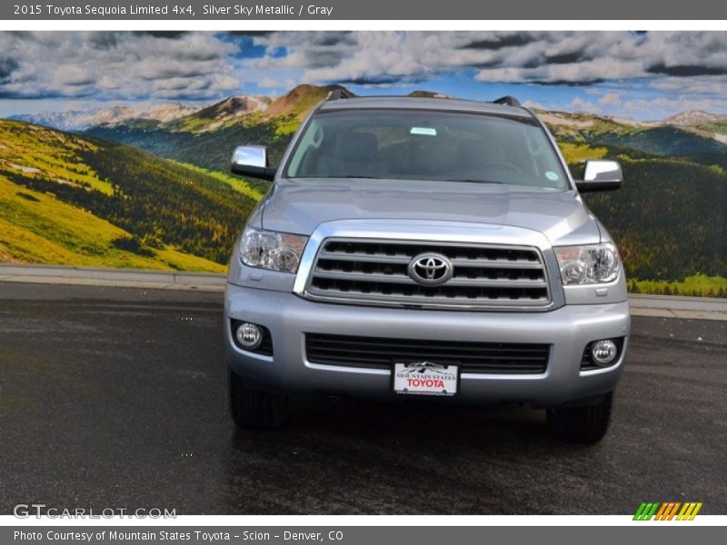 Silver Sky Metallic / Gray 2015 Toyota Sequoia Limited 4x4
