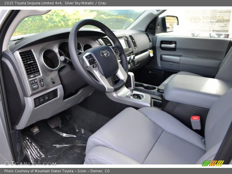 Gray Interior - 2015 Sequoia Limited 4x4 