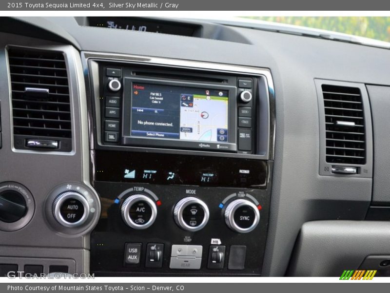 Controls of 2015 Sequoia Limited 4x4