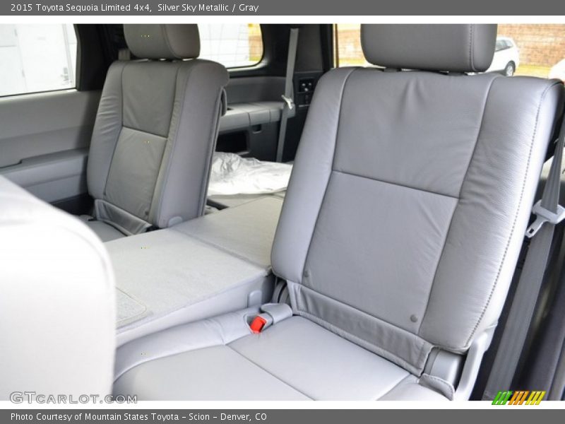 Silver Sky Metallic / Gray 2015 Toyota Sequoia Limited 4x4