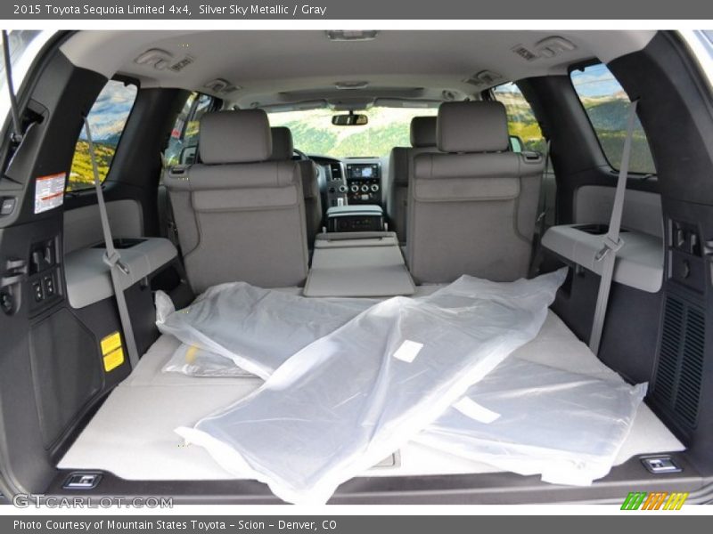 Silver Sky Metallic / Gray 2015 Toyota Sequoia Limited 4x4