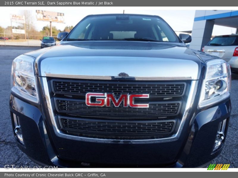 Dark Sapphire Blue Metallic / Jet Black 2015 GMC Terrain SLE